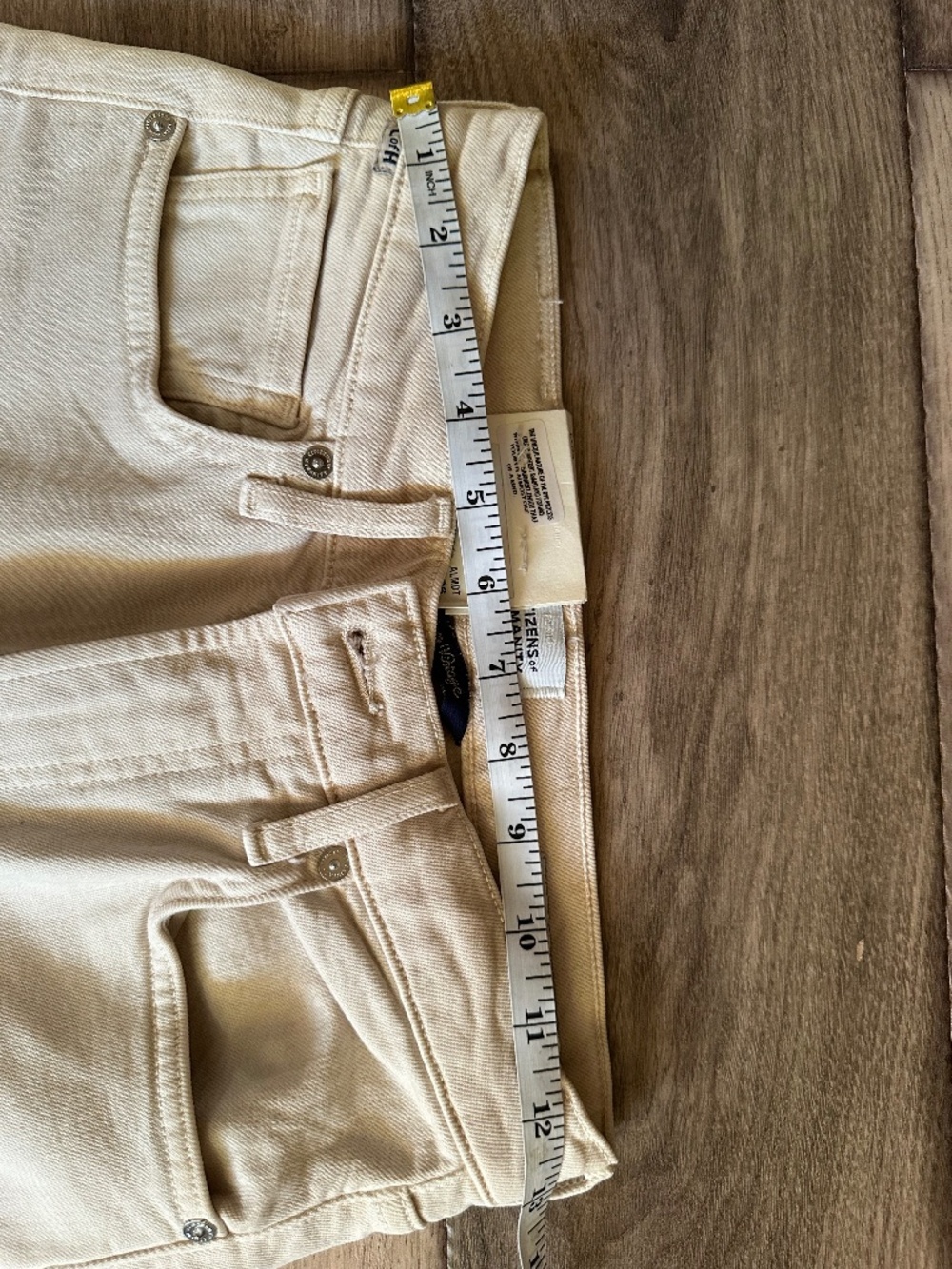 Citizens of Humanity Lyra Wide Leg Crop Jeans – Almondette – Size 26 – NWT